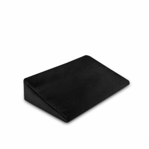 Klasyczna czerń – klin do prawidłowego siedzenia Vermo z łuską gryki.